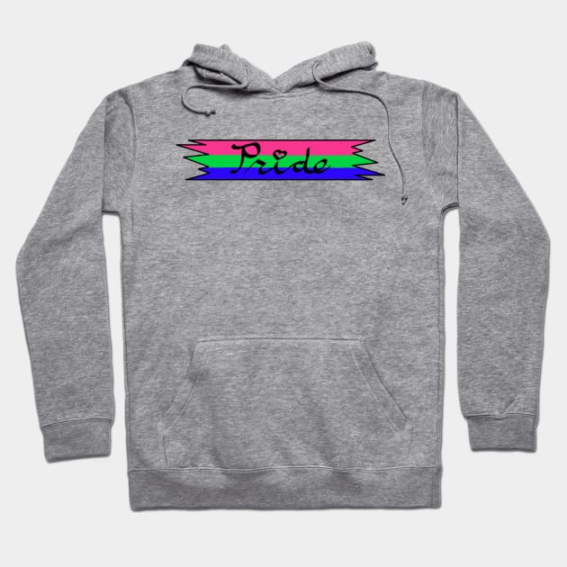 Polysexual Pride Hoodie by HuskyWerewolf